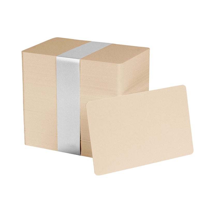 easyIDea Pack of 500 Tan CR80 PVC Cards | 30 mil by easyIDea - Image 2